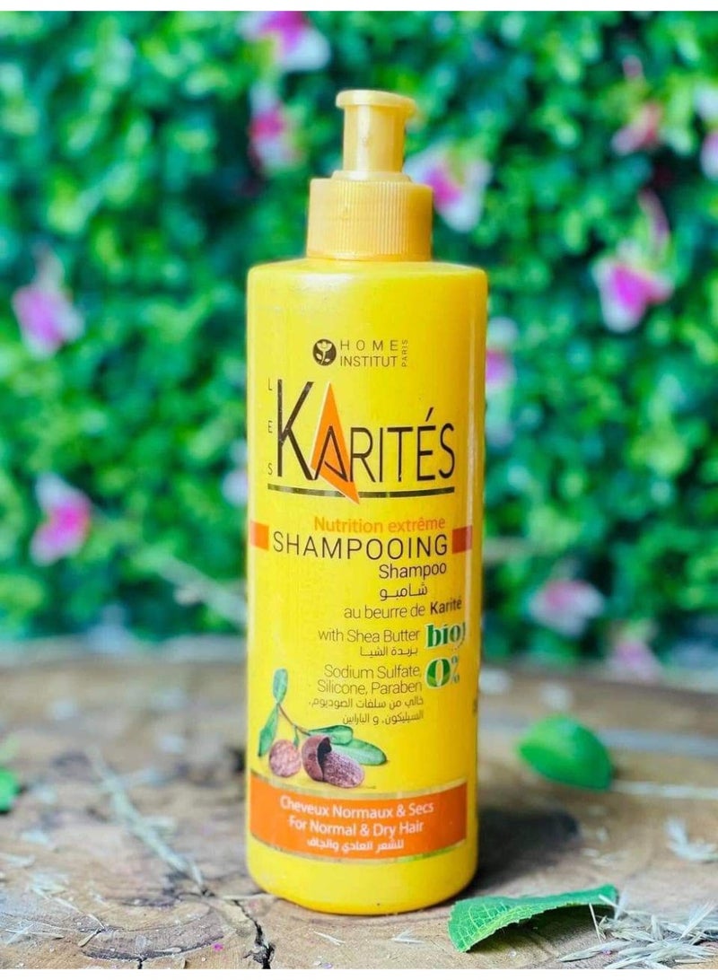 كاريتس شامبو بزبدة الشيا – خالي من سلفات الصوديوم والسيليكون والبارافين – ترطيب وتغذية للشعر | 400 مل - Image 2